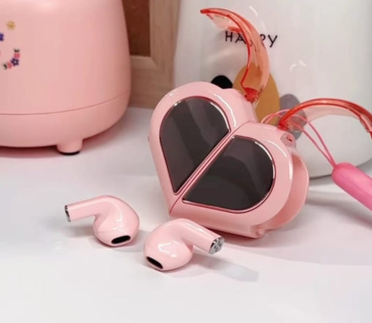 Auriculares Corazón Pink®